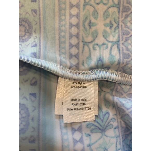 Cabana Life Blue Swim Coverup with Dramatic Sleeves - Picture 5 of 5